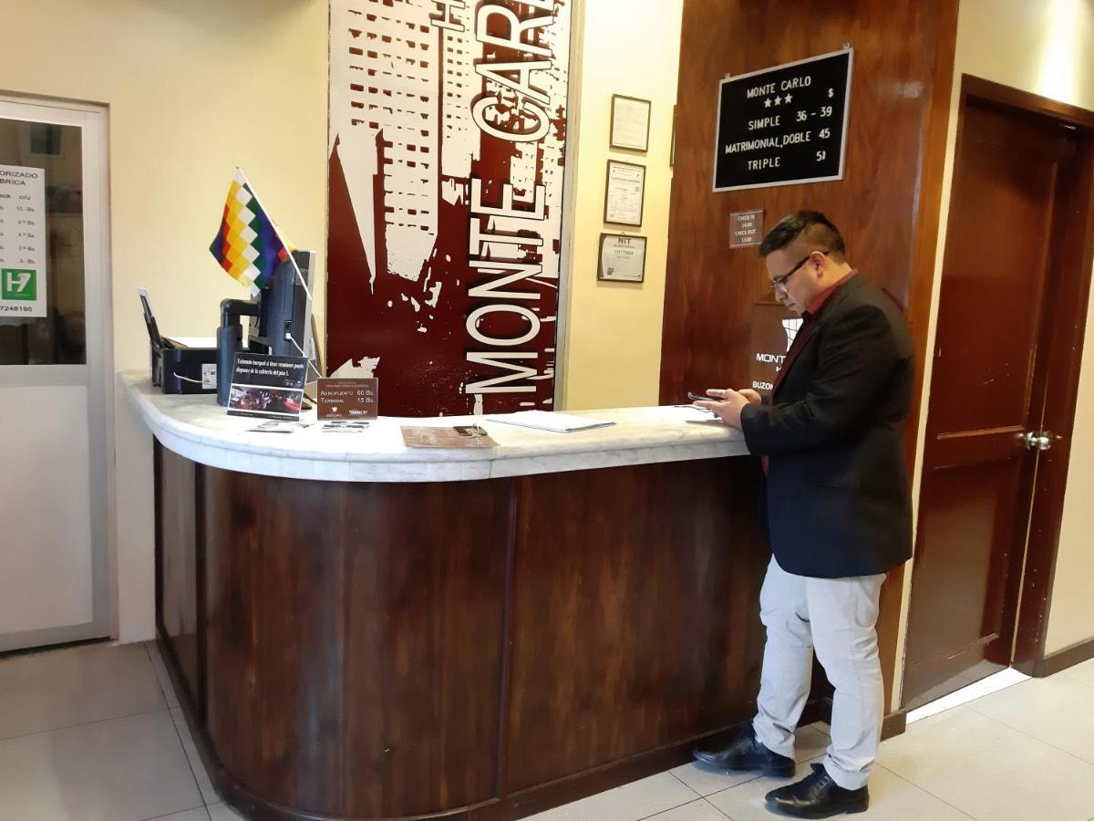 Hotel Monte Carlo ラパス エクステリア 写真